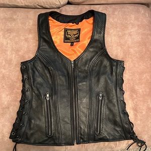 Women’s Leather Vest